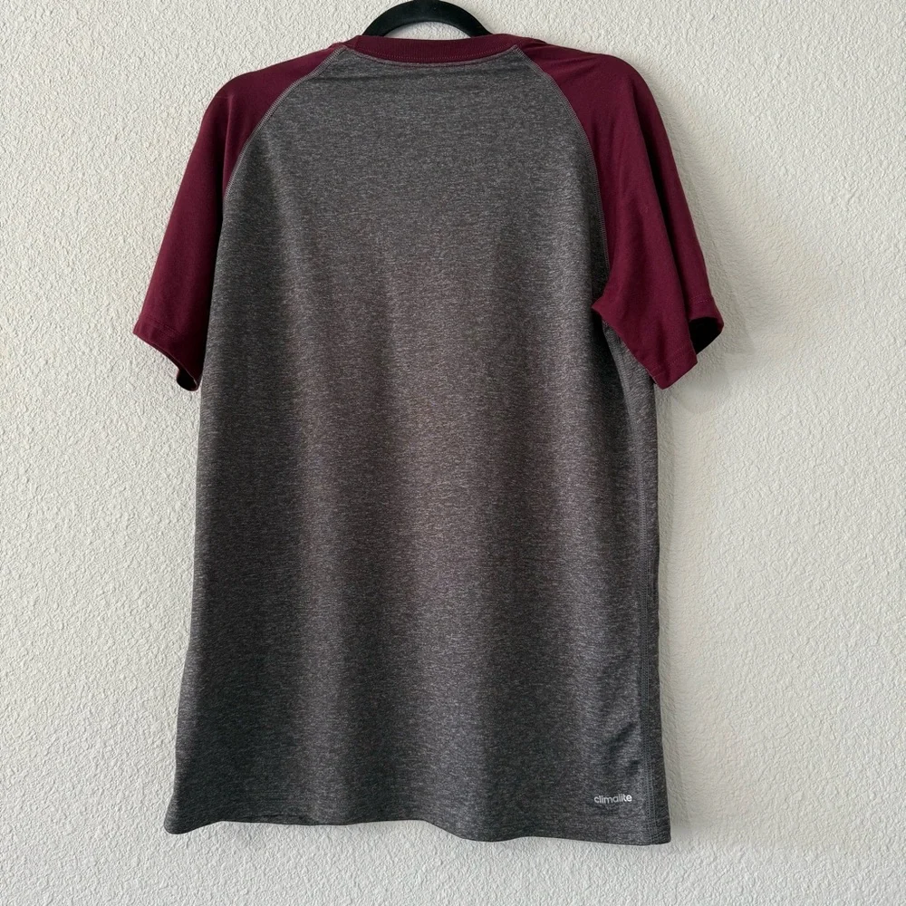 Adidas Mississippi State University Men's Gray and Maroon Shirt